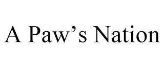 A PAW'S NATION