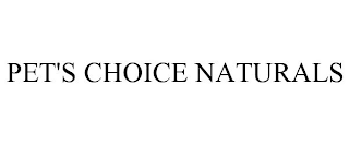 PET'S CHOICE NATURALS