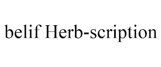 BELIF HERB-SCRIPTION