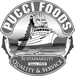 PUCCI FOODS PESCE VII SUSTAINABILITY QUALITY & SERVICE SINCE 1918