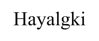 HAYALGKI