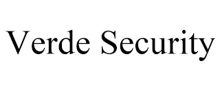 VERDE SECURITY