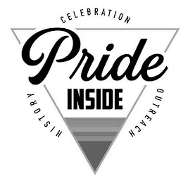 PRIDE INSIDE CELEBRATION OUTREACH HISTORY