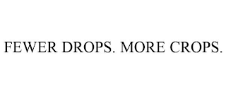 FEWER DROPS. MORE CROPS.