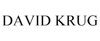 DAVID KRUG