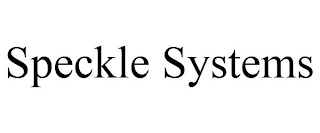 SPECKLE SYSTEMS