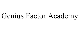 GENIUS FACTOR ACADEMY