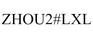 ZHOU2#LXL