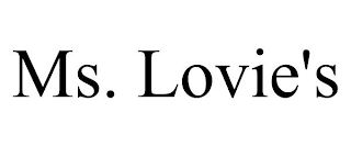 MS. LOVIE'S
