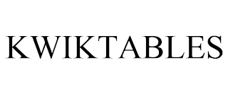 KWIKTABLES