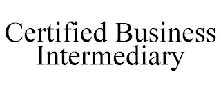 CERTIFIED BUSINESS INTERMEDIARY