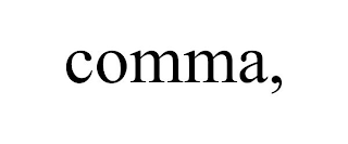 COMMA,