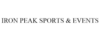 IRON PEAK SPORTS & EVENTS