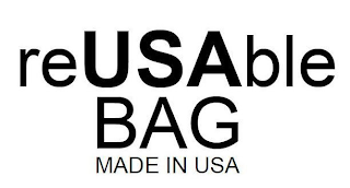 REUSABLE BAG MADE IN USA