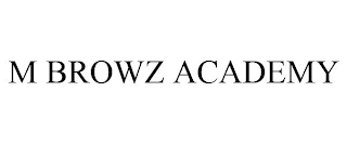 M BROWZ ACADEMY