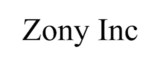 ZONY INC