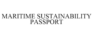 MARITIME SUSTAINABILITY PASSPORT