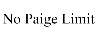 NO PAIGE LIMIT