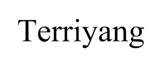 TERRIYANG