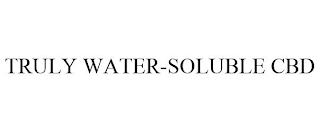 TRULY WATER-SOLUBLE CBD