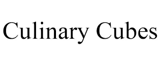 CULINARY CUBES