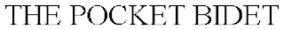 THE POCKET BIDET