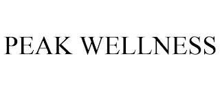 PEAK WELLNESS