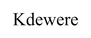 KDEWERE