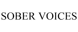SOBER VOICES