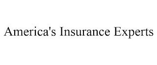 AMERICA'S INSURANCE EXPERTS