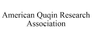 AMERICAN QUQIN RESEARCH ASSOCIATION