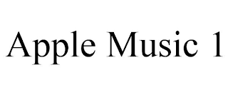 APPLE MUSIC 1