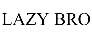 LAZY BRO