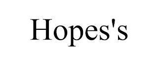 HOPES'S