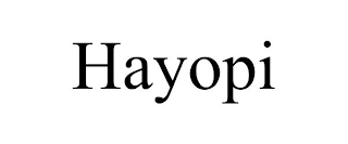 HAYOPI