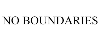 NO BOUNDARIES