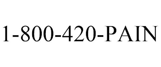 1-800-420-PAIN