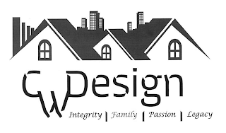 CW DESIGN INTEGRITY  FAMILY  PASSION  LEGACY