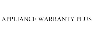 APPLIANCE WARRANTY PLUS