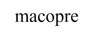 MACOPRE