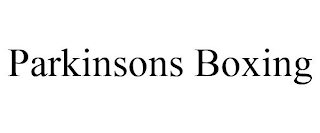 PARKINSONS BOXING