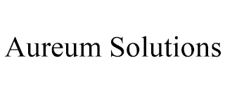 AUREUM SOLUTIONS