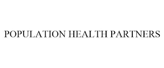 POPULATION HEALTH PARTNERS