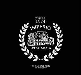 TEQUILA 1974 IMPERIO EXTRA AÑEJO 100% AGAVE AZUL 40% ALC/VOL 750ML