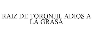 RAIZ DE TORONJIL ADIOS A LA GRASA