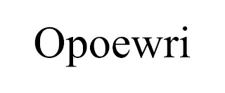 OPOEWRI