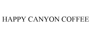 HAPPY CANYON COFFEE