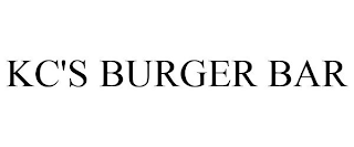 KC'S BURGER BAR