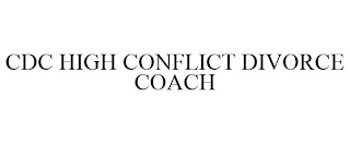 CDC HIGH CONFLICT DIVORCE COACH