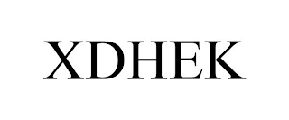 XDHEK